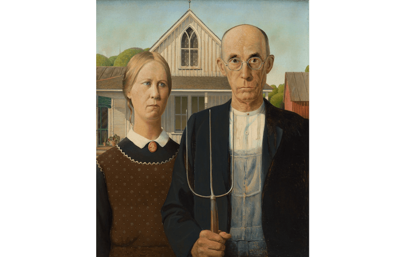 American Gothic, Image Sourced from Art Institute of Chicago