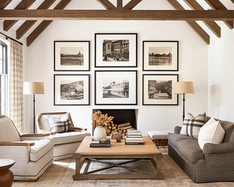 Framed Prints in Living Room