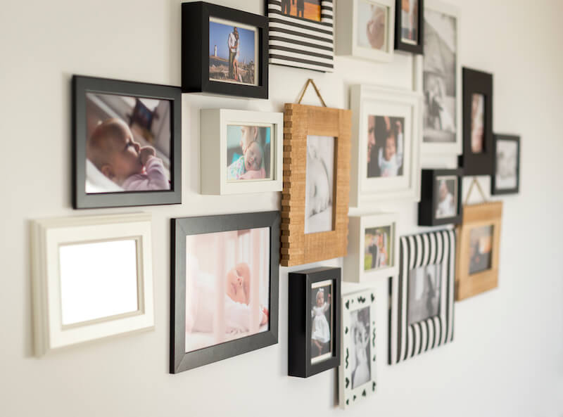 DIY Gallery Wall of Family Photos