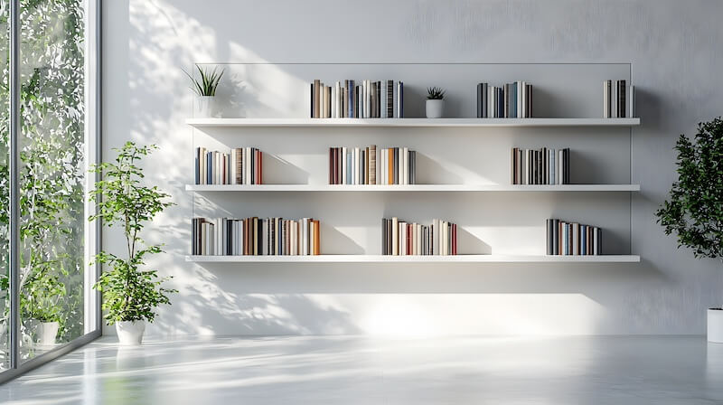 Floating Shelves For Large Wall