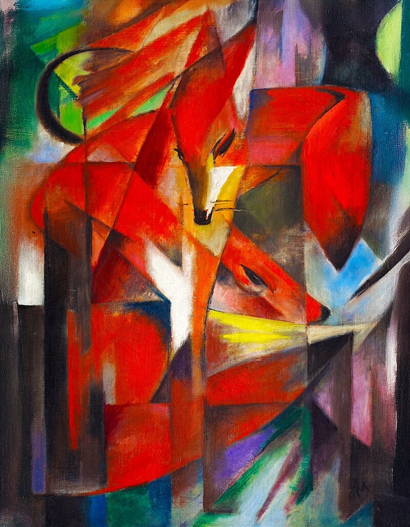 Franz Marc The Foxes