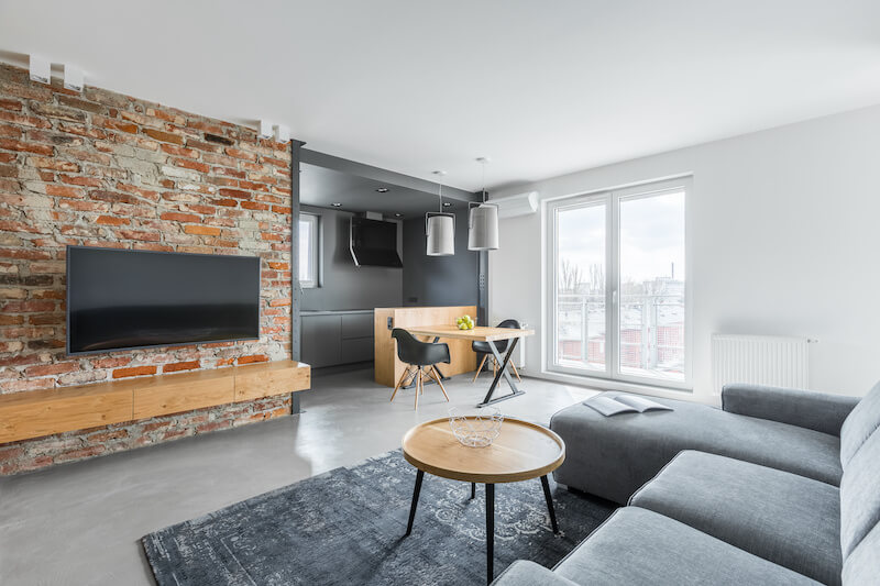 Industrial Grey Living Room