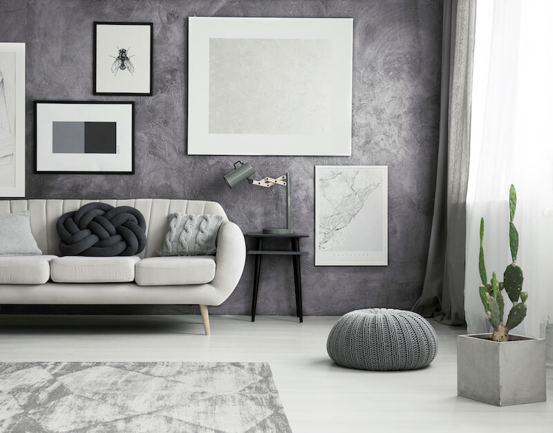 Many Shades of Grey in a Living Room