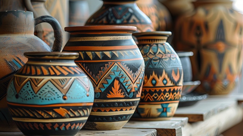 Pottery in the American Southwest Style