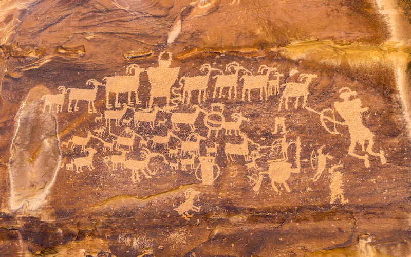 Ancient Petroglyphs in Utah