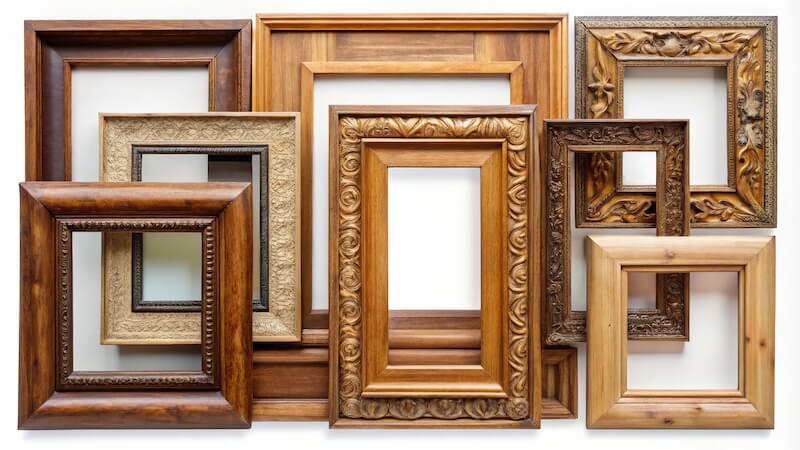 Various Wooden Picture Frames